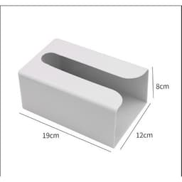Hộp đựng giấy vệ sinh, Giấy ăn, Túi Nilong Cuộn Đa Năng Kèm Miếng Dán Tường Nano Sáng Tạo Mới - 88310 AMIZIN 4