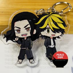 Mua 1 tặng 1 ( Mica trong acrylic ) Móc khóa TOKYO REVENGERS Kịch Trường Của Takemichi ver COUPLE anime chibi 8