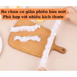 Màng Bọc Thực Phẩm PE HUMA Co Giãn Túi Gấu Bo Chun Siêu Dai 2