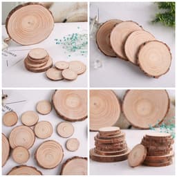 Miếng gỗ vân tròn phụ kiện chụp ảnh trang trí 2