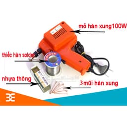 Mỏ Hàn Xung 220V-100W Bách Khoa Chuẩn ( Tặng 01 thiếc OK 100g, 01 hộp nhựa thông, 03 mũi hàn xung ) 7