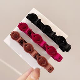 Wapkty Kiểu Tóc Kẹp Tóc Dụng Cụ Làm Đẹp Đôi Nổ Thiết Kế Răng Dụng Cụ Tạo Kiểu Tóc Gãy Hiện Vật 5