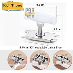 Dụng Cụ Vặn Mở Nắp Đồ Hộp, Dụng Cụ Nhà Bếp 9x4 cm 7