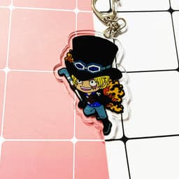 (mua 1 tặng 1) ( Mica ) Móc khóa One Piece Đảo hải tặc ver Dressrosa quà tặng dễ thương anime chibi 7