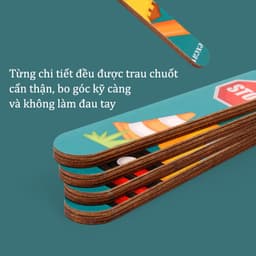 Puzzle Gỗ Que Kem 2 Mặt Cho Bé 2–6 Tuổi | Đồ Chơi Ghép Hình Phát Triển Tư Duy 5