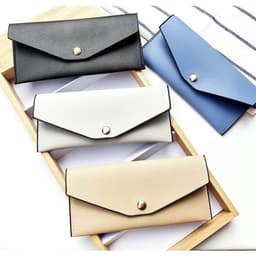 Bao da đựng kính nam nữ thời trang, chất liệu mềm mại cao cấp giúp bảo vệ kính chống xước, vỡ 2