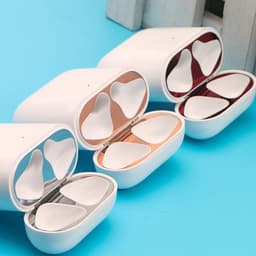 Dán decal kim loại 18K chống bụi AirPods 1/2 5