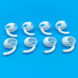 [Có Sừng Móc] 1 Cặp Nút Cao Su Bọc Tai Nghe AP AirPods 3 Chống Rơi Hoàn Hảo Khi Tập GYM Thể Thao 4