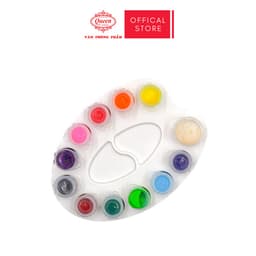 Màu nước Queen (Nữ Hoàng) - Hộp 12 Màu - Chính Hãng - Tặng Kèm Cọ Vẽ - Thêm Dung Tích Màu Trắng - WC302 2