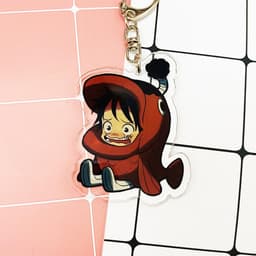(Mua 1 tặng 1) Móc khóa One Piece Đảo Hải Tặc Luffy mũ rơm quà tặng độc đáo dễ thương hình anime chibi 5