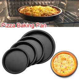 UFANSM Nướng Bánh Pizza Bằng Thép Carbon Màu Đen Chống Dính Tiện Dụng Cho Nhà Bếp 7