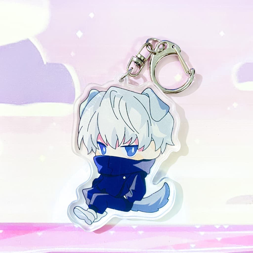 Mua 1 tặng 1 ( Mica trong acrylic ) Móc khóa nhân vật Toge Inumaki CHÚ THUẬT HỒI CHIẾN JUJUTSU KAISEN chibi anime