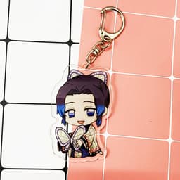 (mua 1 tặng 1) ( Mica 2 ) Móc khóa Kimetsu no Yaiba Thanh gươm diệt quỷ ver ngồi quà tặng dễ thương anime chibi 8