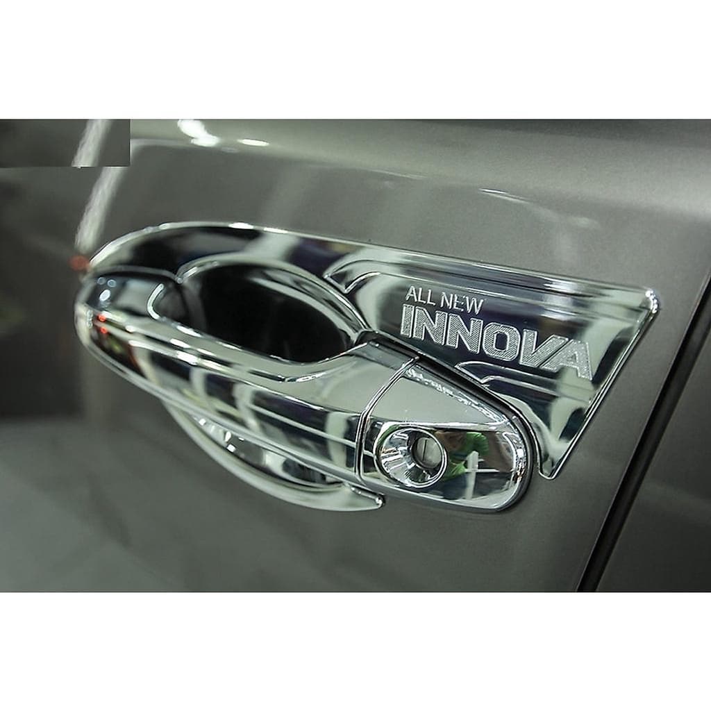Ốp Tay Nắm, Hõm Cửa Xe Toyota Innova 2017-2021 Mạ Crom cao cấp