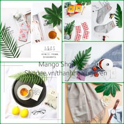Lá cây chụp ảnh sản phẩm ( lá hoa nhựa giả trang trí decor ) 7
