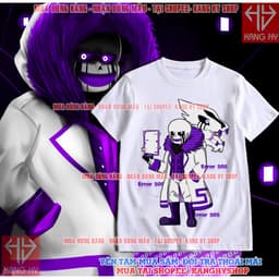 Áo Thun error 505 áo Sans Undertale Ngầu Vải Mểm Mát F295  Kanghyshop 1