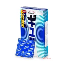 Bao Cao Su Sagami TightFit, Thiết kế siêu mỏng, ôm khít, có 6 đường gân gượn sóng, Hộp 12 cái 3