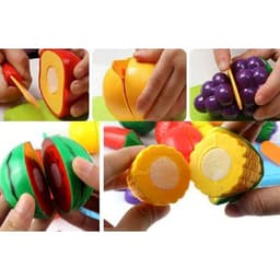 Đồ chơi cắt hoa quả - rau củ nhựa cho bé 5