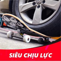 Ván trượt Skateboard mặt nhám, trượt ván, ván trượt thể thao gỗ ép 8 lớp chắc chắn. 2
