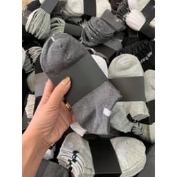 Tất nam nữ cổ ngắn, vớ nam 4 màu trơn cơ bản chất liệu cotton khử mùi kháng khuẩn 4