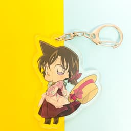 (Mua 1 tặng 1) Móc khóa CONAN THÁM TỬ LỪNG DANH VER KIMONO quà tặng Mica trong acrylic in hình anime chibi 3