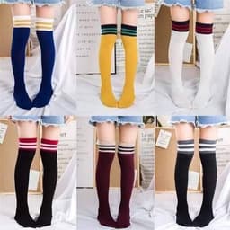 Set 10 đôi tất kể viền cổ cao giả bốt cho bé đủ màu mix váy cực xinh 6