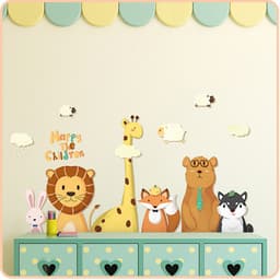 Decal dán tường cho bé trang trí phòng ngủ tủ quần áo SIBU 6