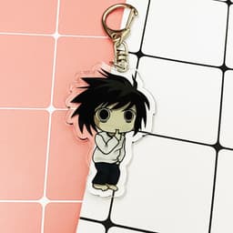 (mua 1 tặng 1) ( Mica ) Móc khóa Tokyo Ghoul Ngạ Quỷ Vùng Tokyo Kaneki Ken quà tặng dễ thương in hình anime chibi 2
