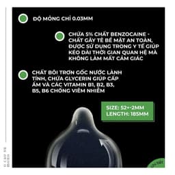 Bao Cao Su Kimono Xanh Lá, Thiết Kế Siêu Mỏng, Nhiều Gel, Kéo Dài Thời Gian Quan Hệ 5