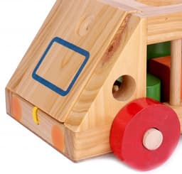 Xe thả hình khối - đồ chơi giáo dục an toàn cho bé 7