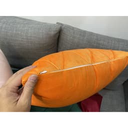 Gối tựa lưng phong cách Châu Âu họa tiết GÂN QUẢ TRÁM chất liệu nhung lụa cao cấp 5