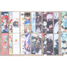 Bookmark anime bảng 6 tấm mẫu 2 hộp ảnh tập ảnh đánh dấu sách kẹp sách tiện ích dụng cụ học tập 36 tấm anime chibi 6