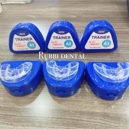 Niềng răng trong suốt niềng răng tại nhà chính hãng TRAINER - Bộ chỉnh nha dành cho người lớn và trẻ em A1 + A2 + A3 3