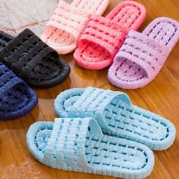 #Dép xốp mang trong nhà có lỗ thoát nước chống trượt 9