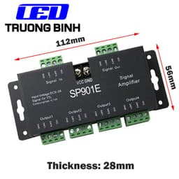 SP901E BỘ HUB MỞ RỘNG SỐ CỔNG ĐIỀU KHIỂN LED FULL MÀU SẮC ARGB WS2812B WS2811 UCS1903 6