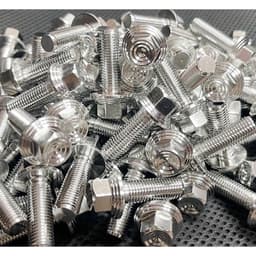 Ốc inox SALAYA 8li15/8li25/8li30/8li40/8li60 trụ thái V2 gắn treo bô , treo phuộc ...siêu sáng đẹp 5