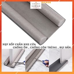 Thanh chặn cửa [Có 4 Màu] dài 100cm chắn cửa, miếng chắn đáy khe cửa chống thoát hơi máy lạnh ngăn côn trùng bụi bẩn 1
