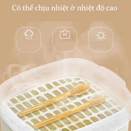 Sét Rơ Lưỡi + Bàn Chải Silicon Cho Bé 0-18 THÁNG Chính hãng 4