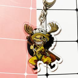 (Mua 1 tặng 1) Móc khóa One Piece Đảo Hải Tặc ver Stamped quà tặng Mica trong acrylic in hình anime chibi 8