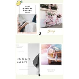 Poster 2 mặt chụp ảnh lookbook trang trí sản phẩm 27*20cm ( Poster mùa hè ) 3
