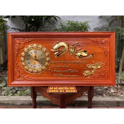 Đồng hồ treo tường gỗ hương kích thước 41.81cm 3