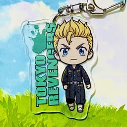 (mua 1 tặng 1) ( Mica ) Móc khóa in hình TOKYO REVENGERS ver LOGO Kịch Trường Của Takemichi anime chibi dễ thương 4