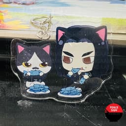 (mua 1 tặng 1) ( mica ) Móc khóa TOKYO REVENGERS ver TAI MÈO Kịch Trường Của Takemichi anime chibi xinh xắn 7
