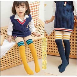 Set 10 đôi tất kể viền cổ cao giả bốt cho bé đủ màu mix váy cực xinh 4