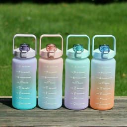 Bình nước thể thao đi du lịch, 1,2,lít [ TẶNG STICKER ] Bình Đựng Nước KUTE - Bình Nước có vòi hút VINBEO 6