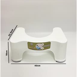 Ghế kê chân bồn cầu cho bé lcnl Ghế kê chân toilet chống táo bón chống trơn trượt LCNL2 3