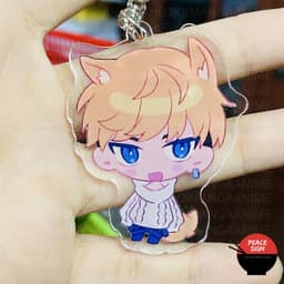 (mua 1 tặng 1) Móc khóa in hình TOKYO REVENGERS  ver TAI THÚ Kịch Trường Của Takemichi anime chibi xinh xắn 6