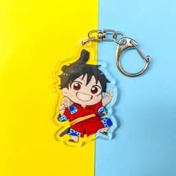 Mua 1 tặng 1 ( Mica trong acrylic ) Móc khóa anime ONE PIECE ĐẢO HẢI TẶC ver WANO chibi anime xinh xắn 6
