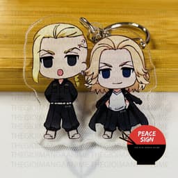 Mua 1 tặng 1 ( Mica trong acrylic ) Móc khóa TOKYO REVENGERS Kịch Trường Của Takemichi ver COUPLE anime chibi 4