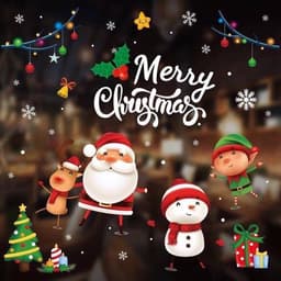 Decal dán tường Noel 2